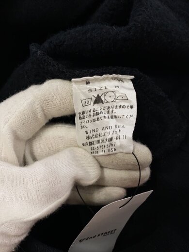 商品画像：USA製/パーカー/M/コットン/BLK/無地/WDS-CS-128// 4
