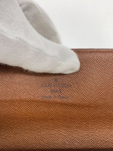 商品画像：ポルト・トレゾール・エテュイ・パピエ_モノグラム・キャンバス/PVC/BRW/メンズ 3