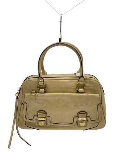 商品画像：ボストンバッグ/レザー/BEG/無地/17888 1