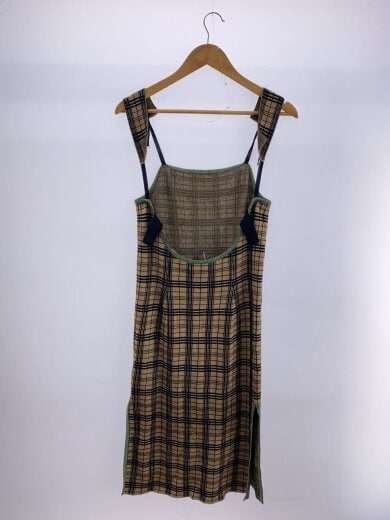 商品画像：ノースリーブワンピース/36/レーヨン/BEG/チェック/TA71-XH020 2