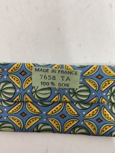商品画像：ネクタイ/シルク/BLU/総柄/メンズ 3