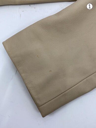 商品画像：レザージャケット・ブルゾン/S/羊革/BEG/01-7360821-050-902 6