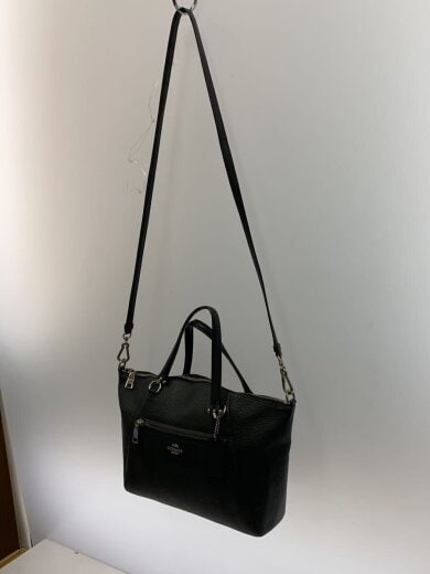 商品画像：ハンドバッグ_ペブルド_オールレザー/レザー/BLK 2