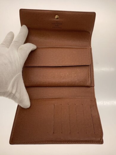 商品画像：ポルト・トレゾール・エテュイ・パピエ_モノグラム・キャンバス/PVC/BRW/レディース 4