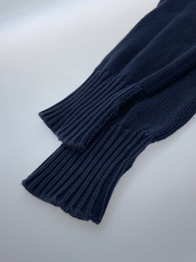 商品画像：ニット・セーター(薄手)/M/コットン/NVY 5