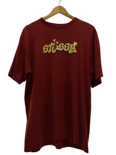 商品画像：Tシャツ/L/コットン/RED/無地//OLD 1