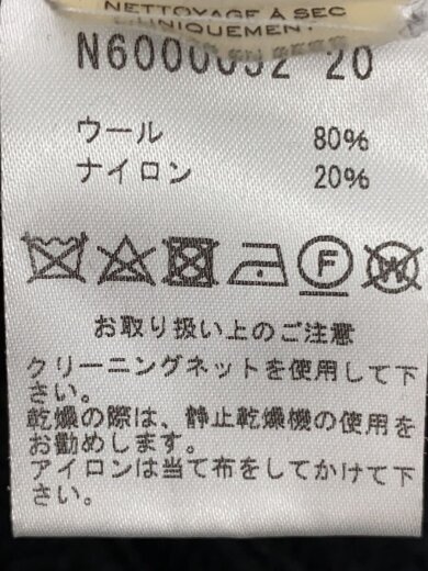 商品画像：ニット・セーター(厚手)/S/ウール/BLK/無地/N6000052 20 5