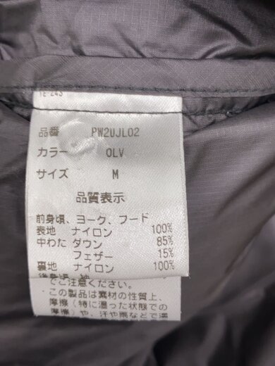 商品画像：ダウンジャケット/M/ナイロン/KHK/PW2UJL02 4