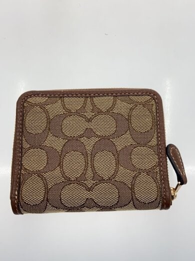 商品画像：2つ折り財布/キャンバス/BRW/総柄/レディース/CH389// 2