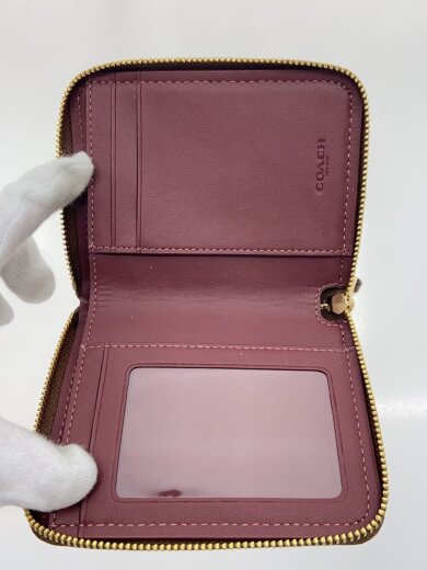 商品画像：2つ折り財布/キャンバス/BRW/総柄/レディース/CH389// 4