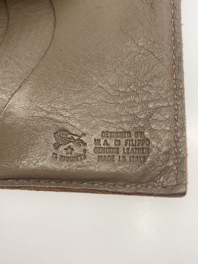 商品画像：3つ折り財布/レザー/BEG/無地/メンズ// 3