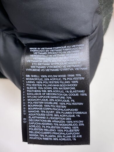 商品画像：ダウンジャケット/M/ポリエステル/BLK/NF0A5EHC// 4