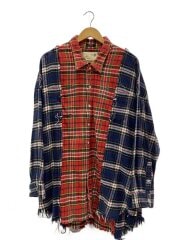 ネルシャツ/M/コットン/マルチカラー/チェック/R13WR012-R199B