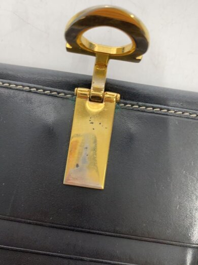 商品画像：ガンチーニ/2つ折り財布/レザー/BLK/無地/レディース/AQ-22 O117 7