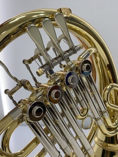 商品画像：FH-700 【動作確認済】シングルホルン/ゲシュトプキィ付/B♭管/デタッチャブルベル/ 4