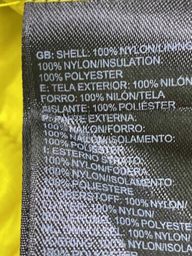 商品画像：ダウンジャケット/M/ポリエステル/YLW/無地 4