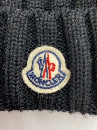 商品画像：ニットキャップ/--/ウール/BLK/無地/レディース/98954111DTRP 4