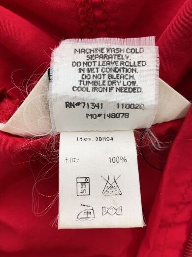 商品画像：ジャケット/S/ナイロン/RED// 5