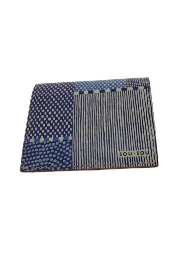 商品画像：2つ折り財布/レザー/BLU/総柄/レディース// 1