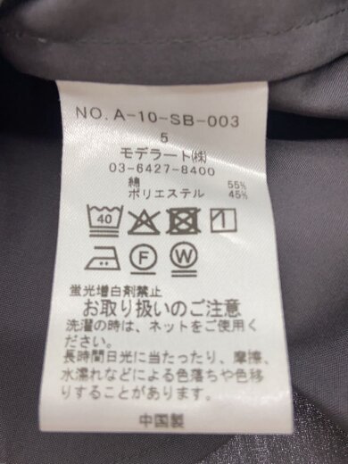 商品画像：長袖シャツ/5/コットン/GRY/A-10-SB-003 4