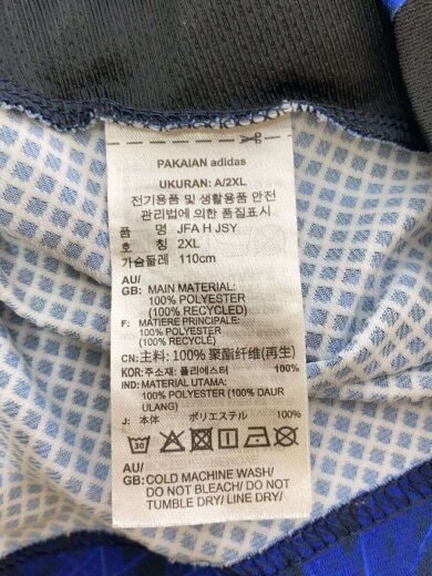 商品画像：Tシャツ/--/ポリエステル/BLU/総柄/IU0964 4