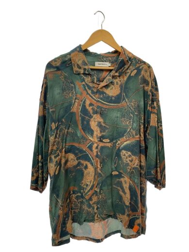 商品画像：アロハシャツ/XL/レーヨン/GRN/総柄// 1