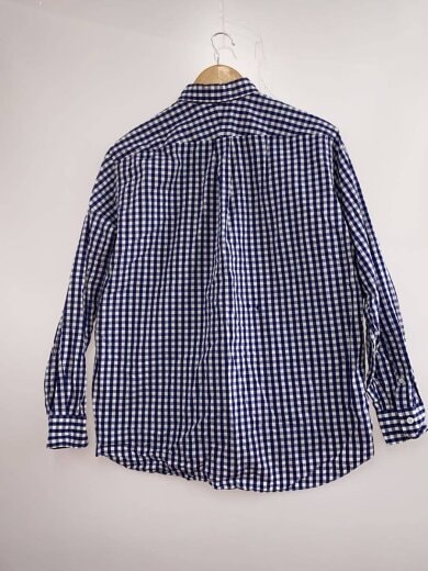 商品画像：長袖シャツ/1/コットン/WHT/ギンガムCK/K01-02001 2