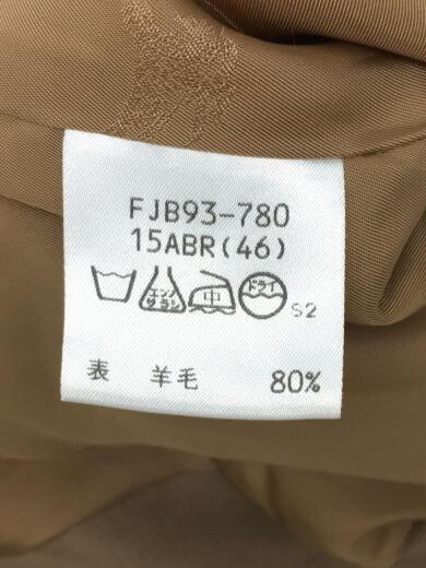 画像：BURBERRYSテーラードジャケット/15/ウール/BEG/無地/羊毛/FJB93-780/レディース4