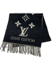 エシャルプ・レイキャビック_モノグラム_BLK/カシミア/BLK/総柄/メンズ