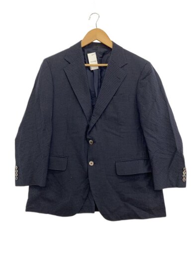 商品画像：シルク混リネンジャケット/--/リネン/GRY/チェック/BBE61-609-29 1