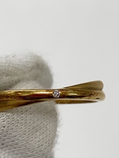商品画像：リング/SV925/12号/GLD/レディース/0.01ct 5