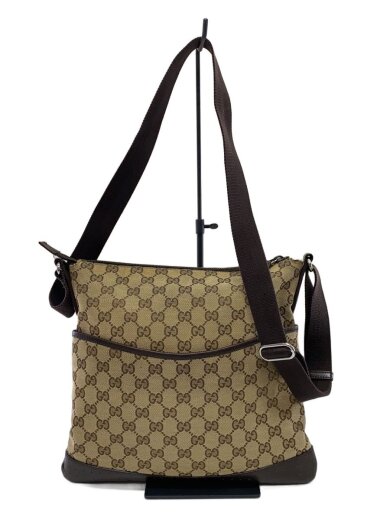 商品画像：ショルダーバッグ_GGキャンバス/キャンバス/BRW 1