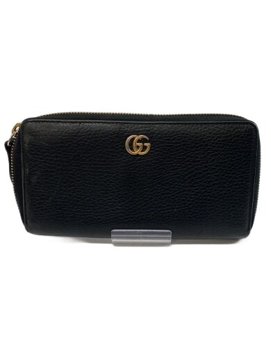 商品画像：ジップアラウンドウォレット_GGマーモント/レザー/BLK/メンズ 1