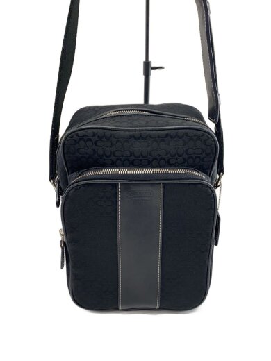 商品画像：ショルダーバッグ_シグネチャー/キャンバス/BLK 1