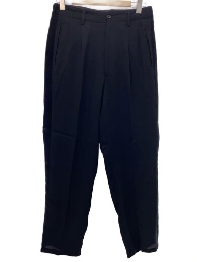商品画像：97ss/ベルベットサイドラインパンツ/M/レーヨン/BLK/HU-P48-241/アーカイブ 1