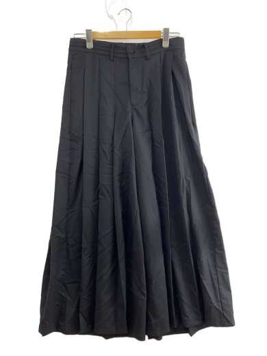 商品画像：26SS/tuck pleats hakama pants/2/ポリエステル/BLK/N26-006-BLK-A// 1