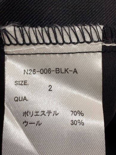 商品画像：26SS/tuck pleats hakama pants/2/ポリエステル/BLK/N26-006-BLK-A// 5