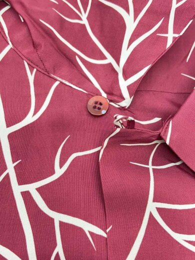 商品画像：長袖シャツ/M/レーヨン/BRD/プリント 7