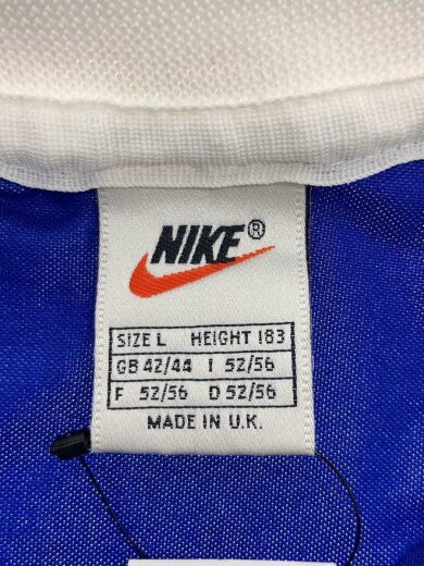 商品画像：Tシャツ/L/ポリエステル/BLU/90s/銀タグ/UK製/4/OH 3