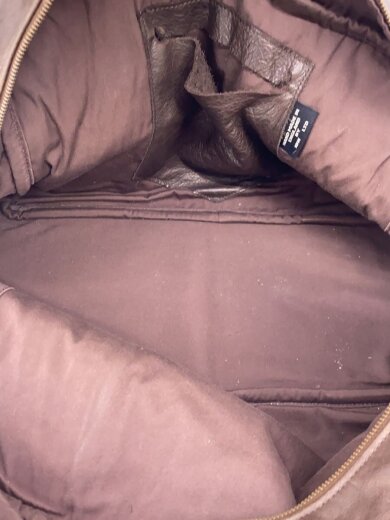 商品画像：ボストンバッグ/レザー/BRW 6