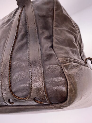 商品画像：ボストンバッグ/レザー/BRW 7