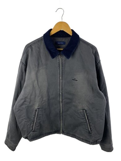 商品画像：ユーズド加工/ジャケット/XL/コットン/GRY/243-1541 1