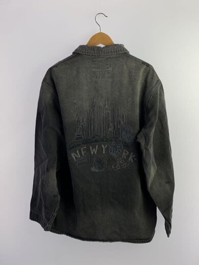 商品画像：ダメージ加工/カバーオール/XXL/デニム/BLK/U25134225AX 2