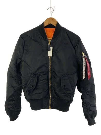 商品画像：MA-1/USA製/idealジップ/フライトジャケット/XS/BLK/0615-00-573-8335// 1