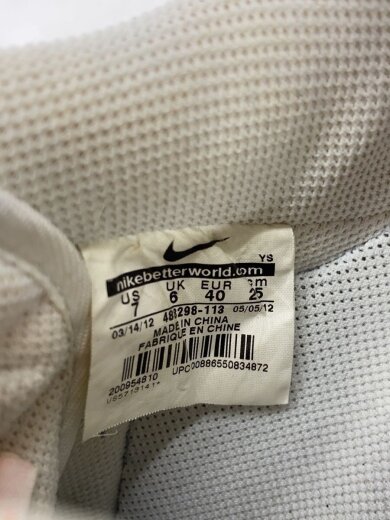 商品画像：ローカットスニーカー/25cm/WHT/レザー/488298-113 5