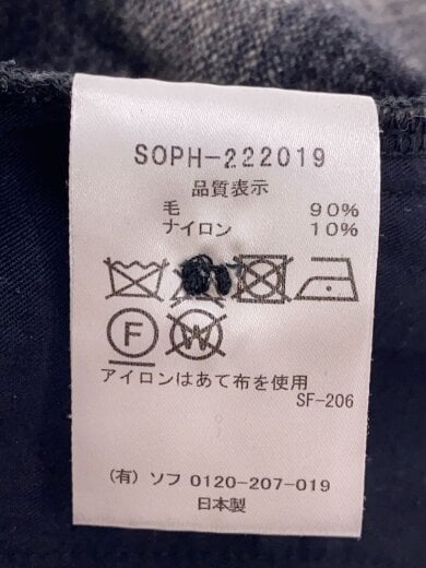 商品画像：バギーテーパードイージーパンツ/ボトム/M/ポリエステル/GRY/チェック/soph-222019 5