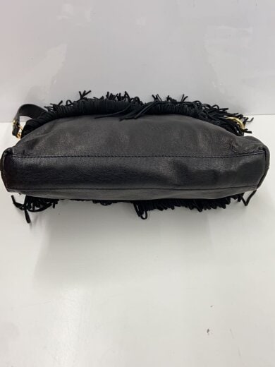 商品画像：ショルダーバッグ/スウェード/BLK/無地 4