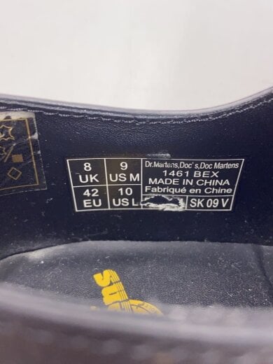 商品画像：ローカットスニーカー/UK8/黒/レザー/1461BEX/3ホール 5