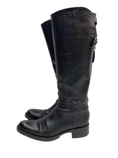 商品画像：ロングブーツ/36.5/BLK/レザー 1