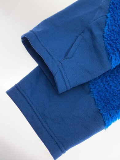 商品画像：フリースジャケット/XL/ポリエステル/BLU/無地/1106660// 5